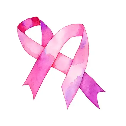 Breast Cancer Ribbon And Thyroid Cancer