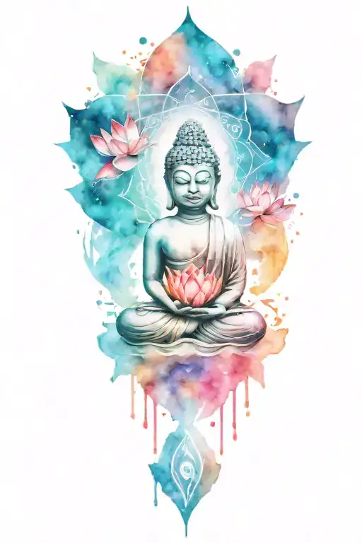 Buddha Galaxy Lotus