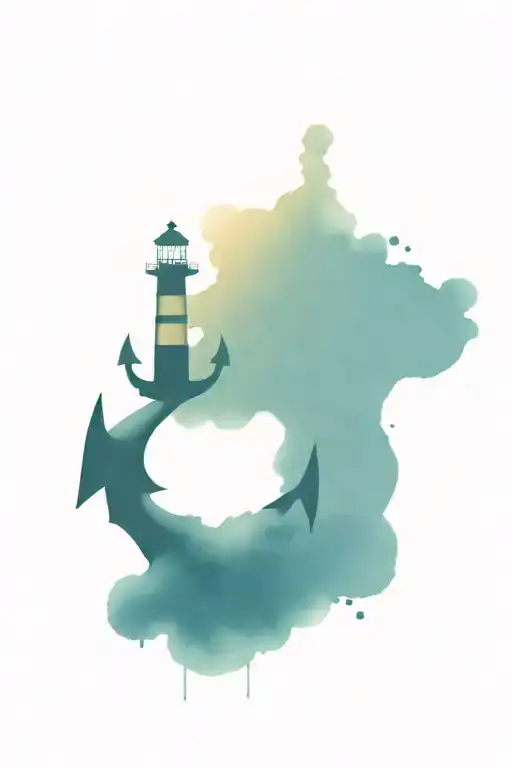 Anchor And Lighthouse