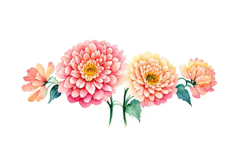 Chrysanthemum Sprouting