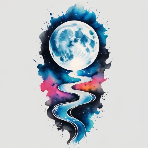 Moonlit Path of Eternal Light