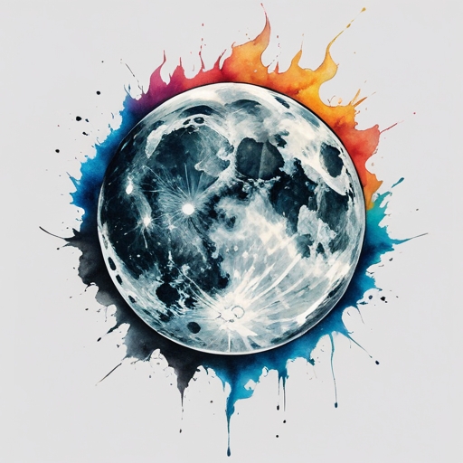 Moon’s Firestorm of Time