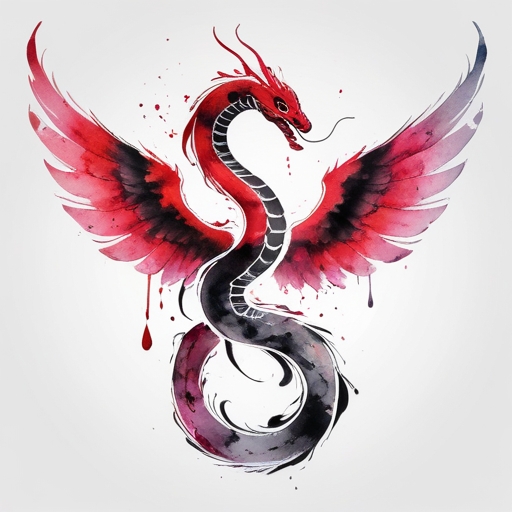 Crimson Winged Serpent