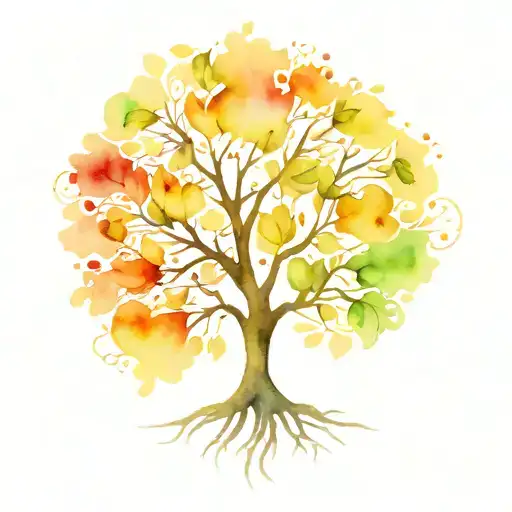 Create A Family Tree Tattoo Representing Your Family Members