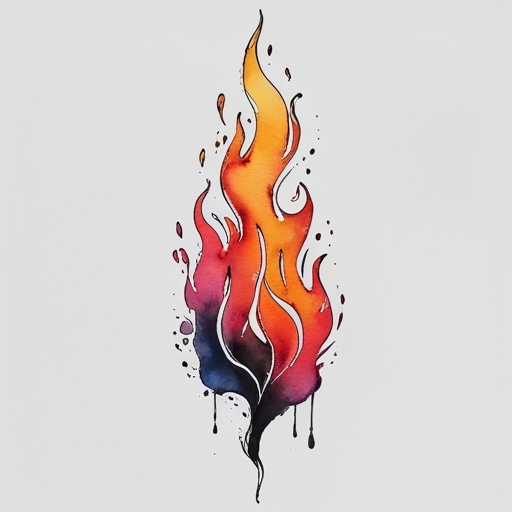 Cursed Fire Tattoo idea