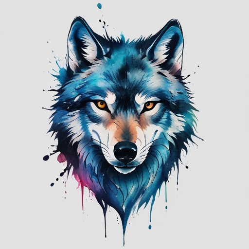 Moonlit Shadow of the Wolf