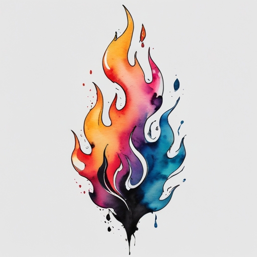 Vengeful Flame Tattoo idea