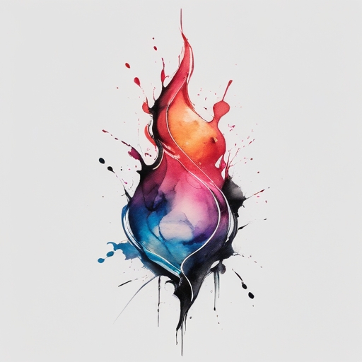 Crimson Ember of Time Tattoo idea