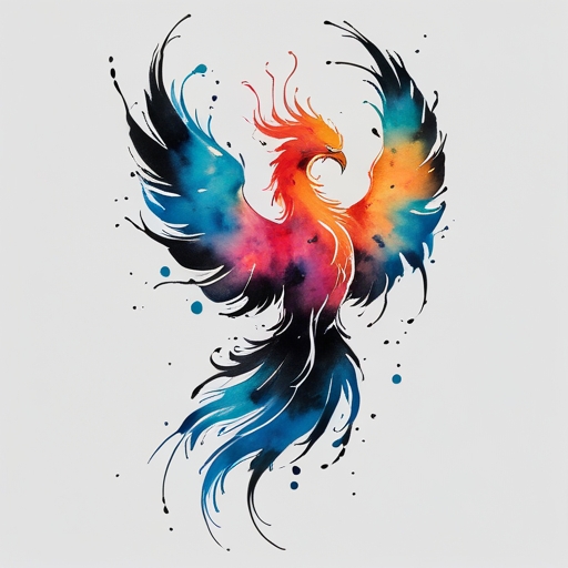 Whispering Phoenix Tattoo idea
