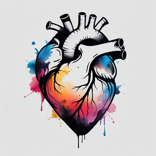 Vortex Heart Tattoo idea