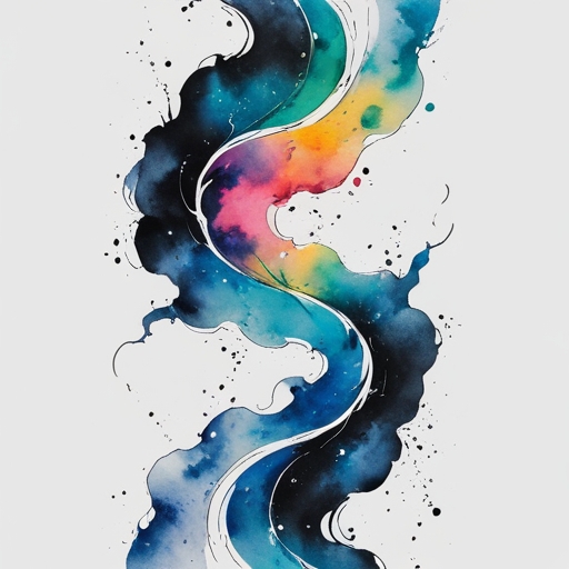 Celestial Storm’s Path Tattoo idea