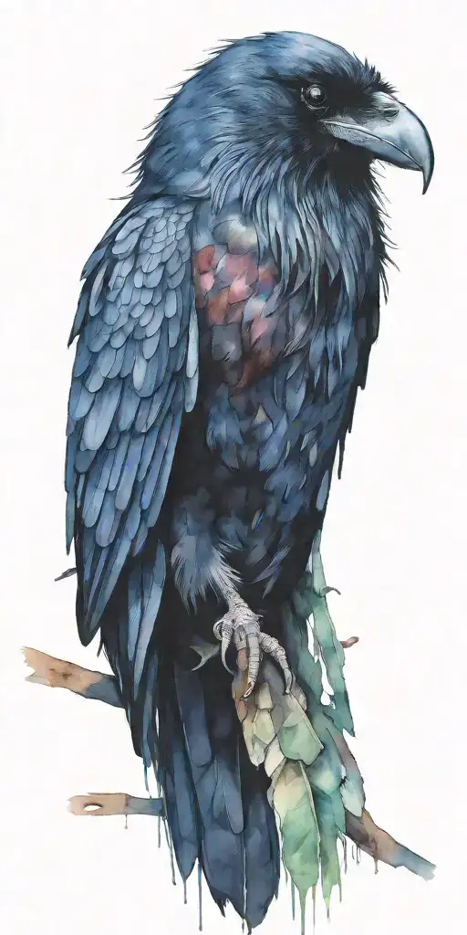 Raven Perched