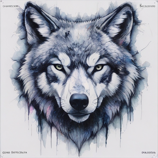 Moon’s Silent Wings of the Wolf Tattoo idea