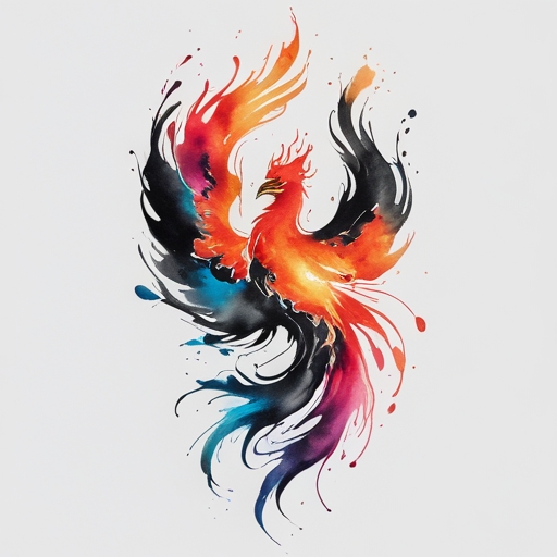 Phoenix’s Fire of Eternal Dawn Tattoo idea
