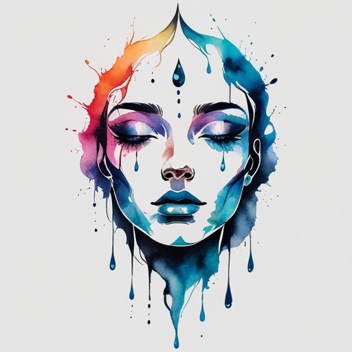 Moonlit Tears of the Soul Tattoo idea