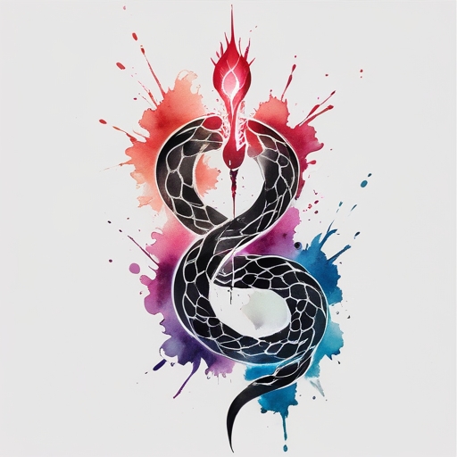 Crimson Light of the Serpent Tattoo idea
