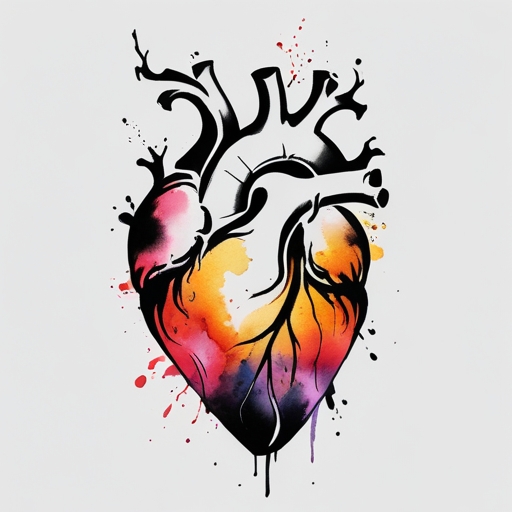Heart of Fire Tattoo idea