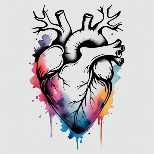 Frostbound Heart Tattoo idea