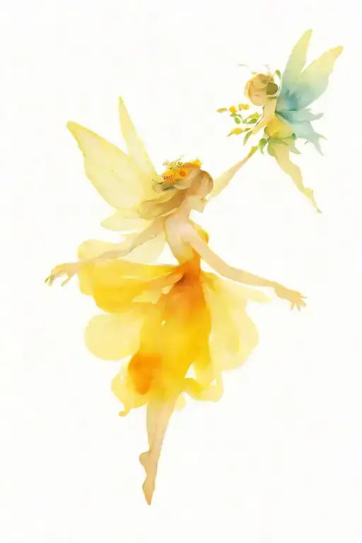 Flower Fairies Different Colors