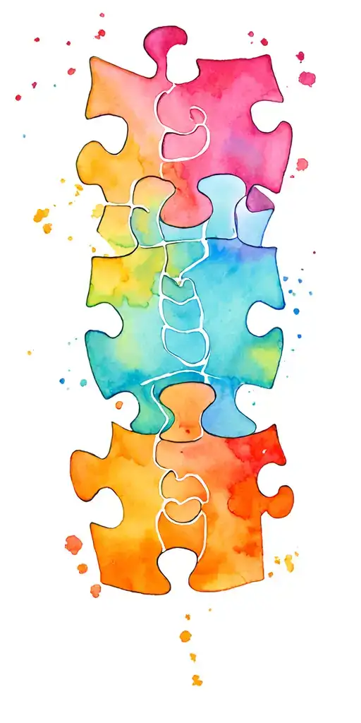 Puzzle Piece Surrounded