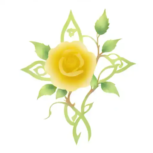 Celtic Cross Rose Thorn Vine