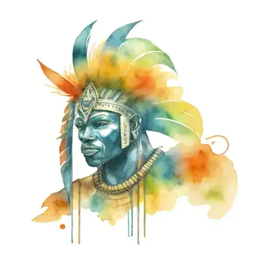 African Warrior Surrounded