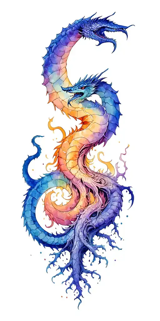 Yggdrasil With Jormungandr