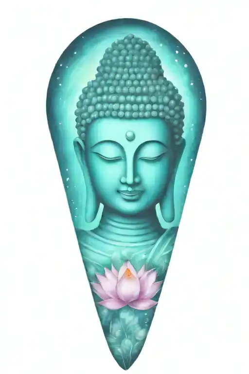 Buddha Lotus Galaxy
