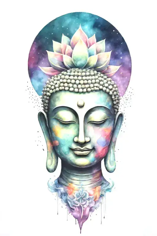 Buddha Galaxy Lotus