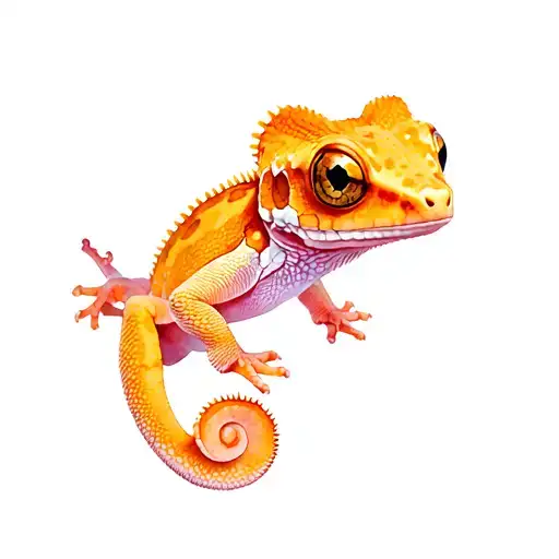 Crested Gecko Full Color