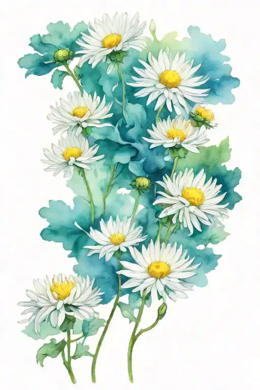 Chrysanthemum And Daisy