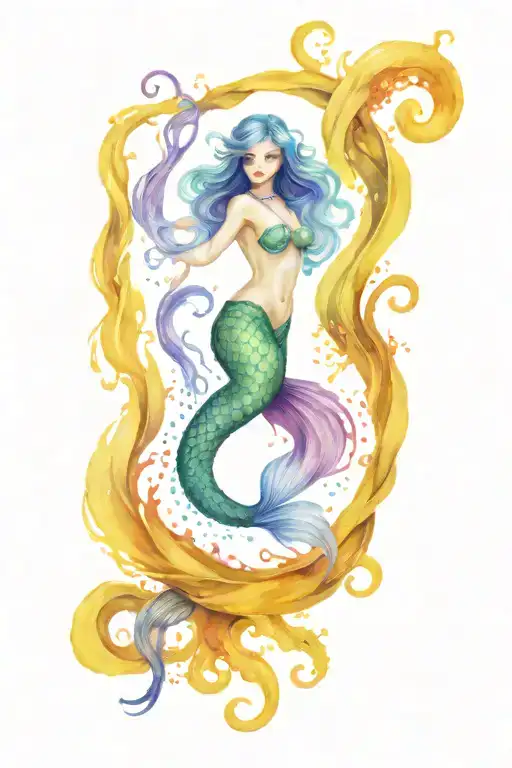 Mermaid Full Body Tentacles