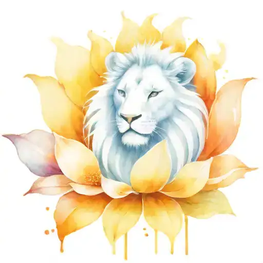 Lion Lotus Flower