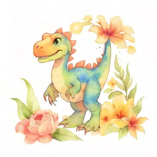 Dinosaur That's Small And Feminine Incorporates Disney And Science