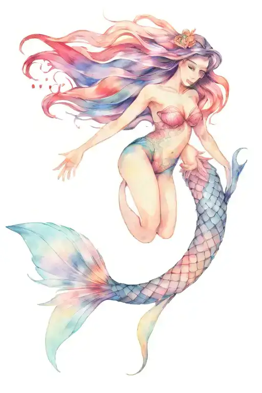 Mermaid Swimming