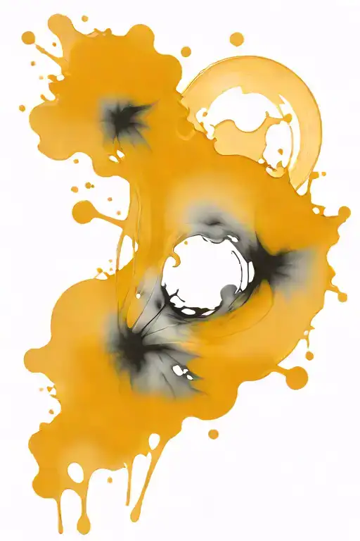 Abstract Splash Smokey Style Black