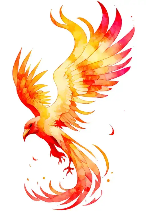 Phoenix Rising From The Ashes