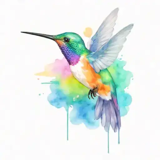 Hummingbird Hovering