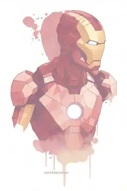 Ironman Suit Parts Blueprint Design