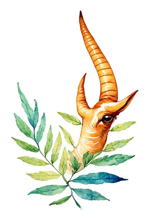 Earth Sign Capricorn Herb Leaves