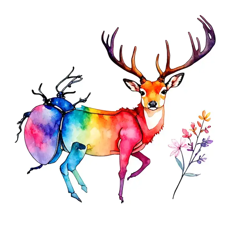 Rainbow Beetle Deer
