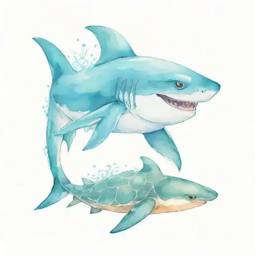 Maldivian Baby Shark And Tortle