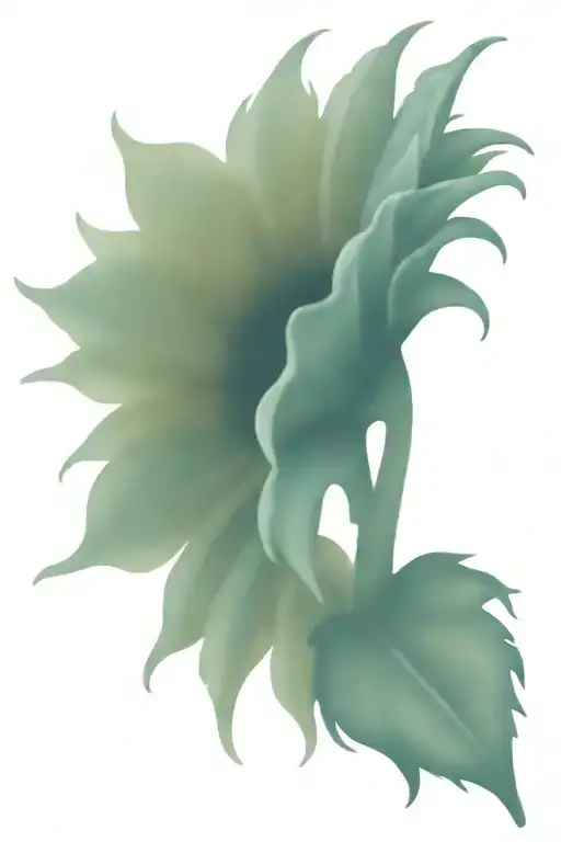 A Fountain Blooming Into Sunflower With Intricate Details