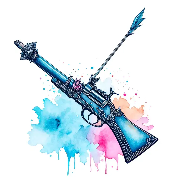 Bow And Arrrow Weapon Representing My Love For My Girlfriend