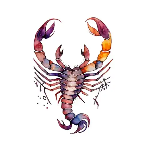 Escorpion Y Libra Zodiac Sign Intertwined