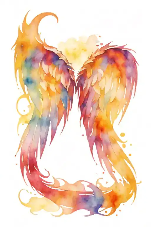 Demon Wing And Angel Wing