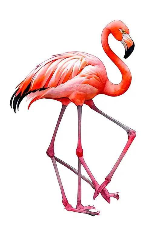 Flamingo Standing