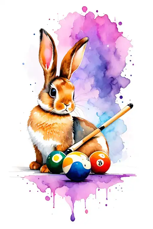 Bunny And Billards