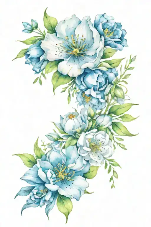 April And July And September Birth Flower Bouquet