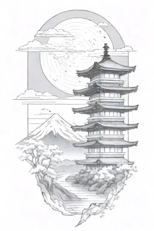 Add One Mount Fuji On Background